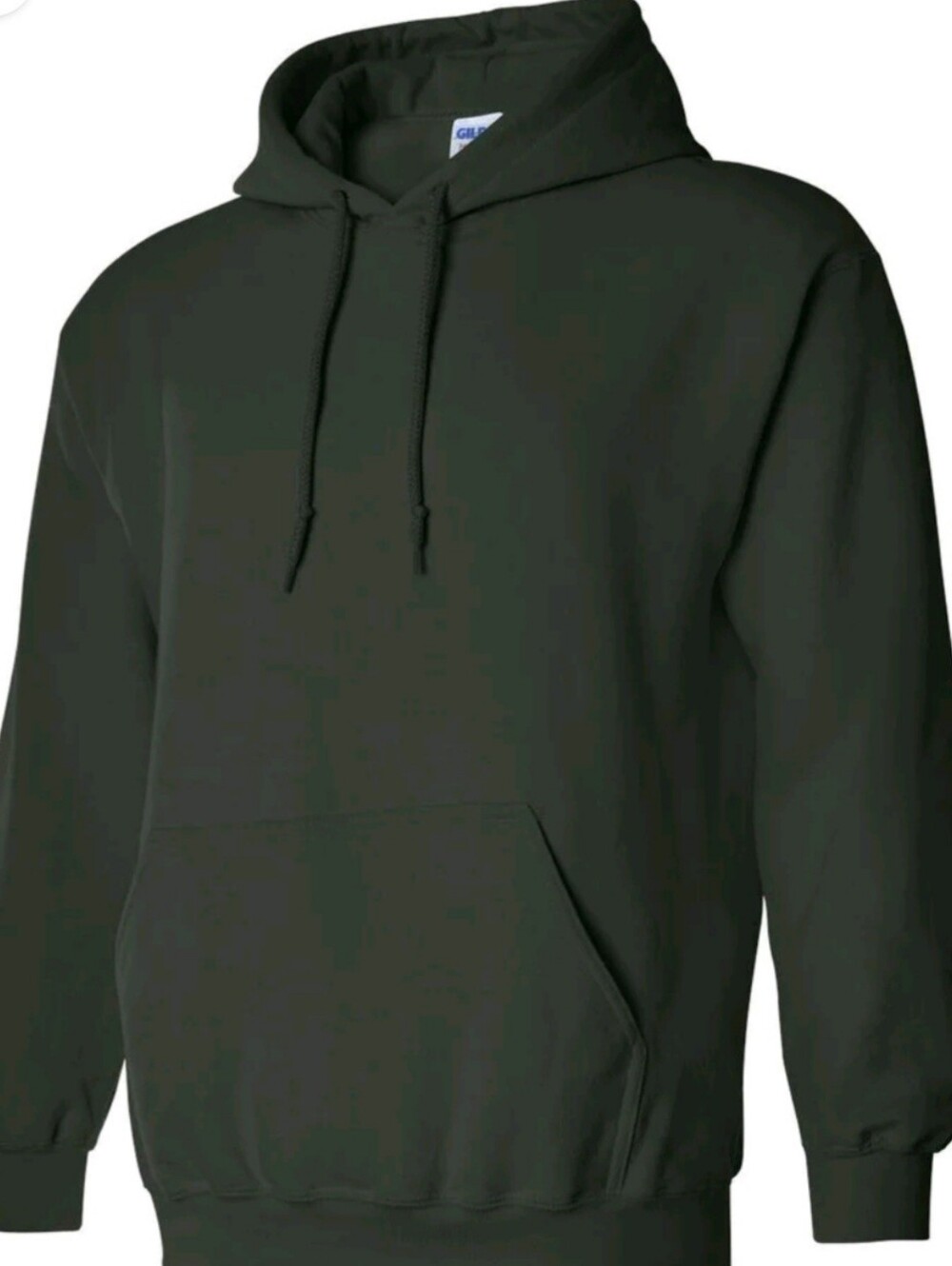 Gildan Men's Forest Green Hooded Sweatshirt